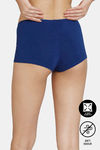 Zivame Natural Collective Low Rise Full Coverage Boyshorts - Blue Depth — thumbnail 2
